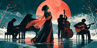 Winterreise von Olga Nowikowa, TRIOZEAN und Ahmad Mesgarha